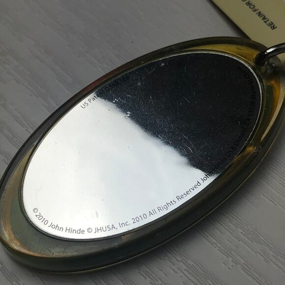 Customized Name TAYLOR Solar Flashing Keyring Keychain Yellow Green - Picture 6 of 7